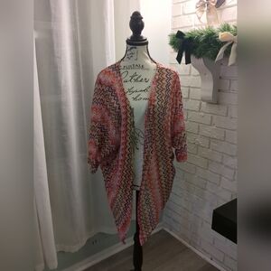 **3/$10** Rouge Collection Open Front Shrug Size 1X